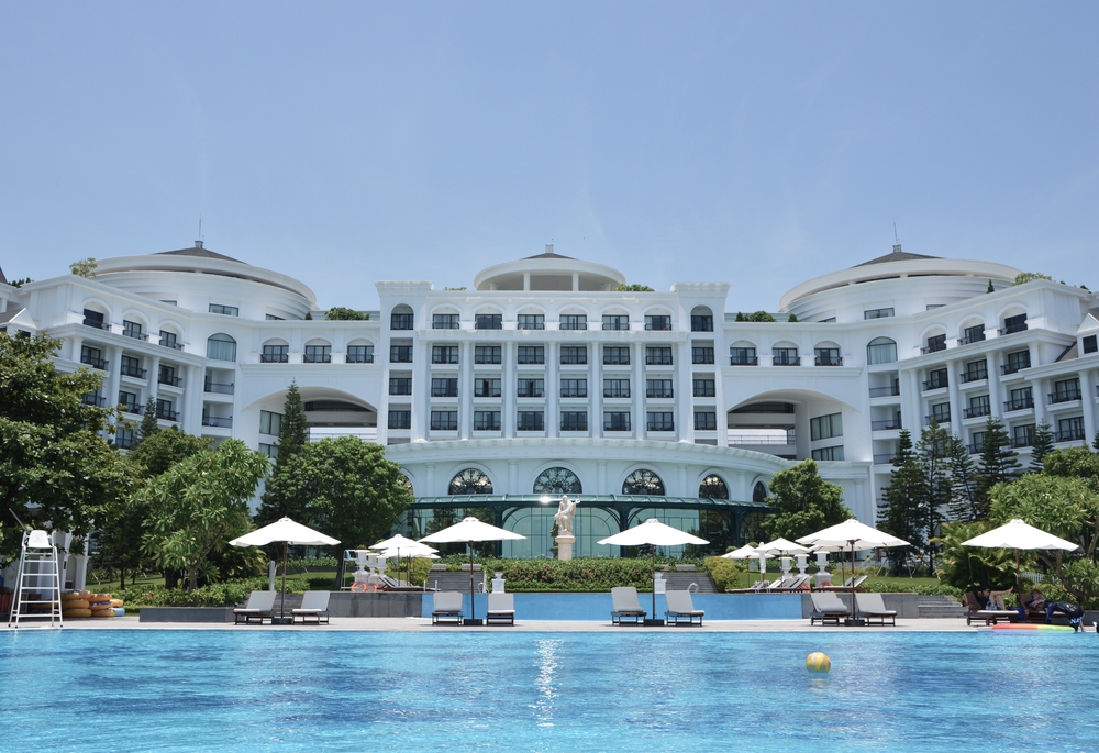 Hotel,Building,Viewed,From,Clear,Blue,Pool