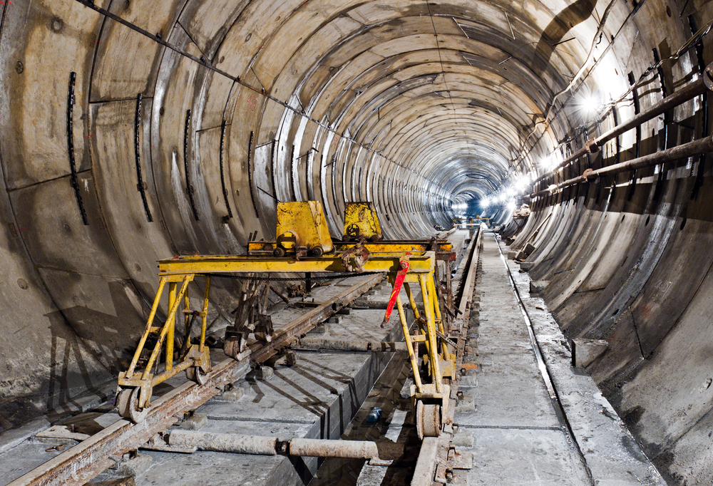 Subway,Tunnel.,Kiev,,Ukraine.,Kyiv,,Ukraine